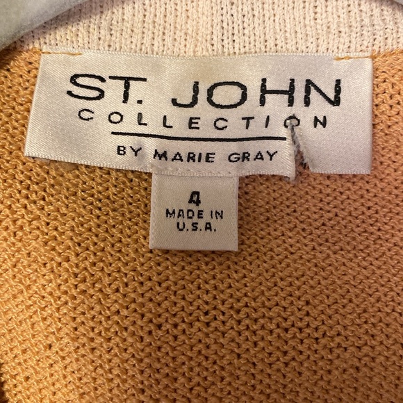 St. John Collection Sweater Skirt Belt 4 - Picture 6 of 7